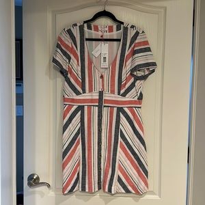 Red white and blue Parker summer dress